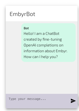 chat window